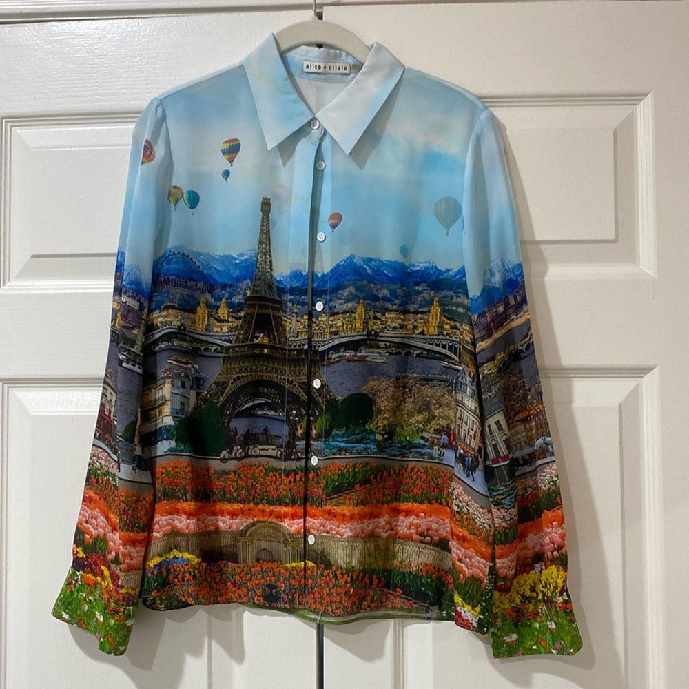 Alice + Olivia Paris blouse
